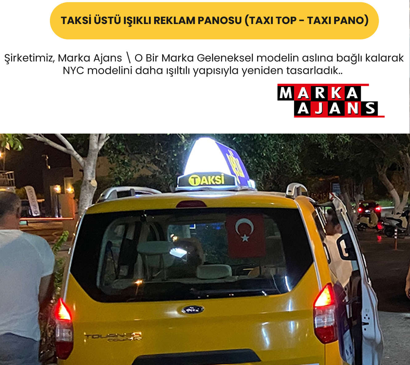 Getir Taksi Reklam
